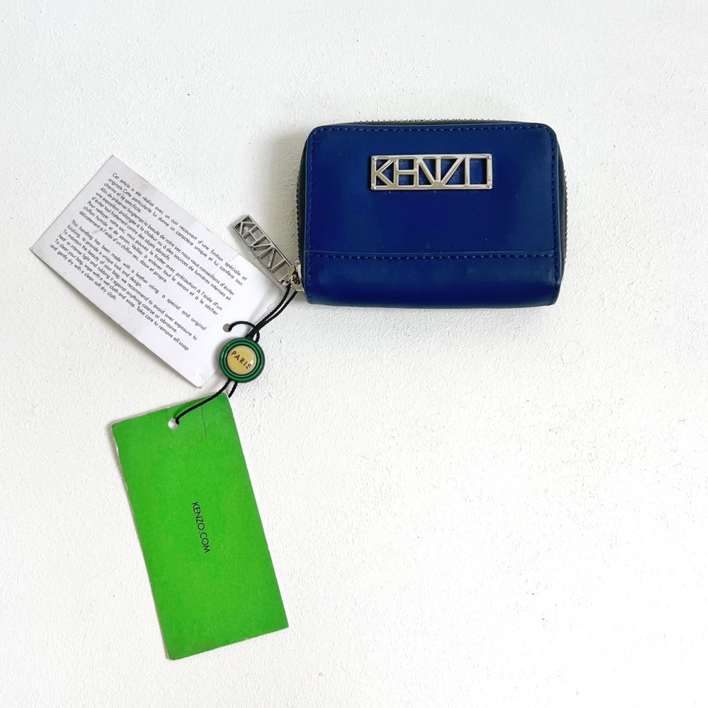 Kenzo | Navy Blue Leather Wallet
